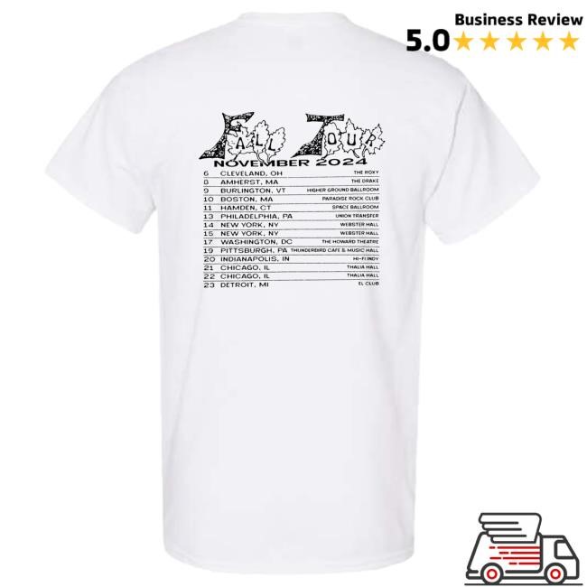 Slow Pulp 2024 Fall Pumpkin Tour Shirt Slow Pulp Merch