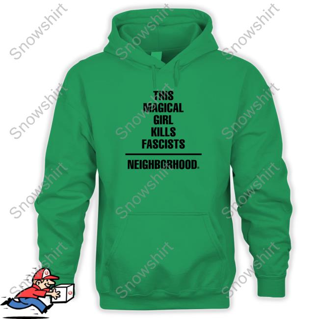 Official This Magical Girl Kills Fascists Neighborhood Tee Shirt