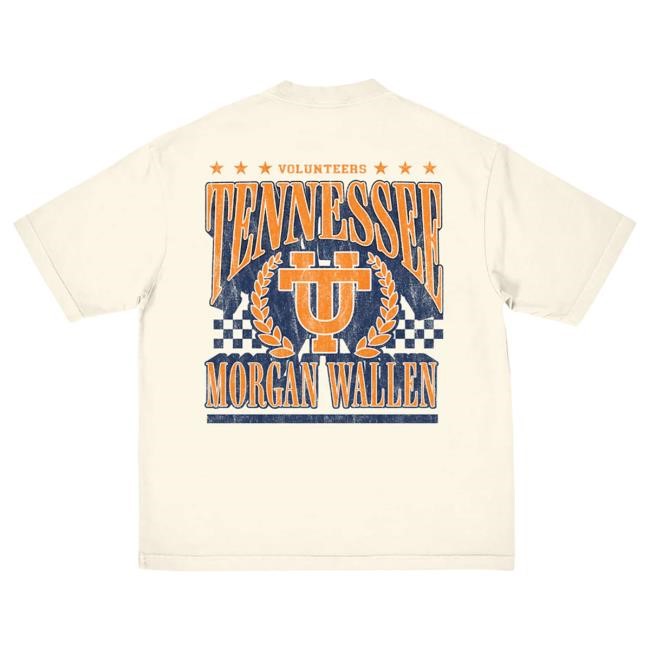 Official Morgan Wallen Merch Store Shop Morgan Wallen x UT Ivory Tshirt MorganWallen