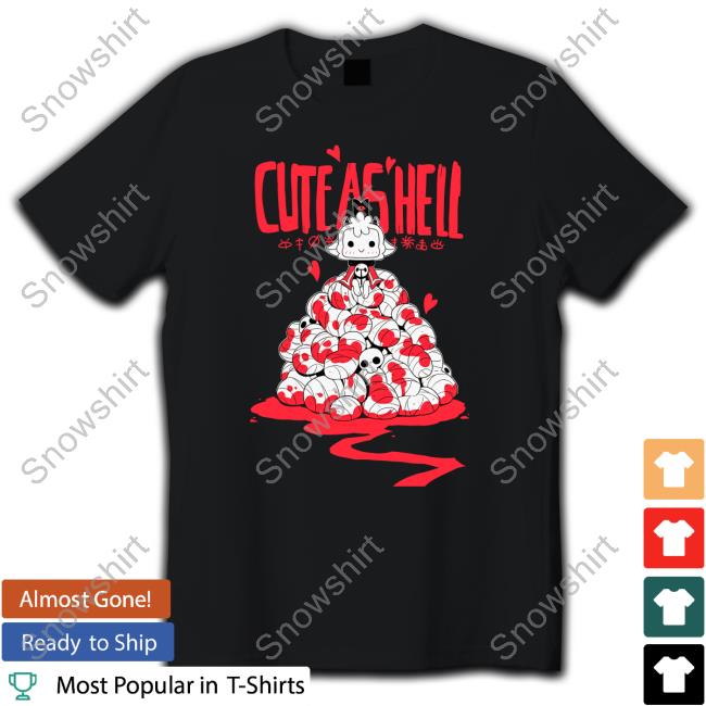 Official Devolver Digital Merch Cult Of The Lamb Cute As Hell Shirt