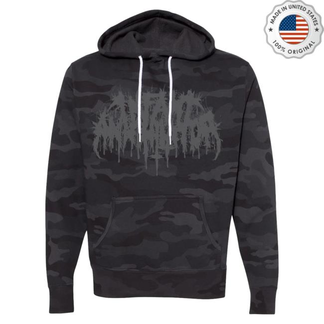 Official Indie Merch Store Infant Annihilator Camo Logo Popover Sweatshirt Black Camo IndieMerchStore