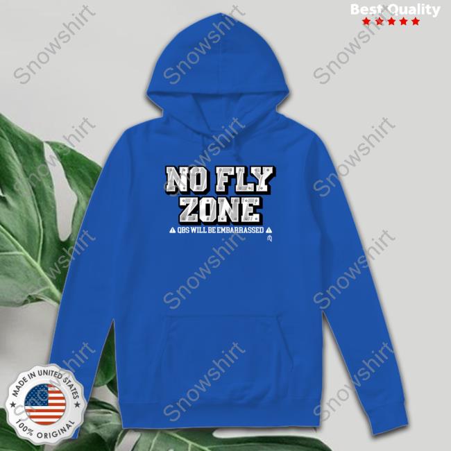 Official Athlete Logos Shop No Fly Zone Qbs Will Be Embarrassed T-Shirt Athlete Logos No Fly Zone Qbs Will Be Embarrassed Shirts