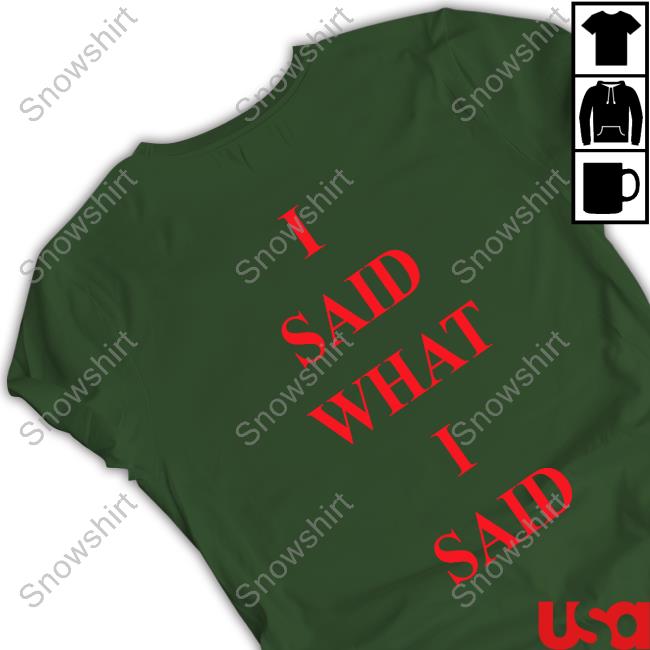 I Said What I Said Short-sleeved T-shirt Grim Reaper Hoodie Red