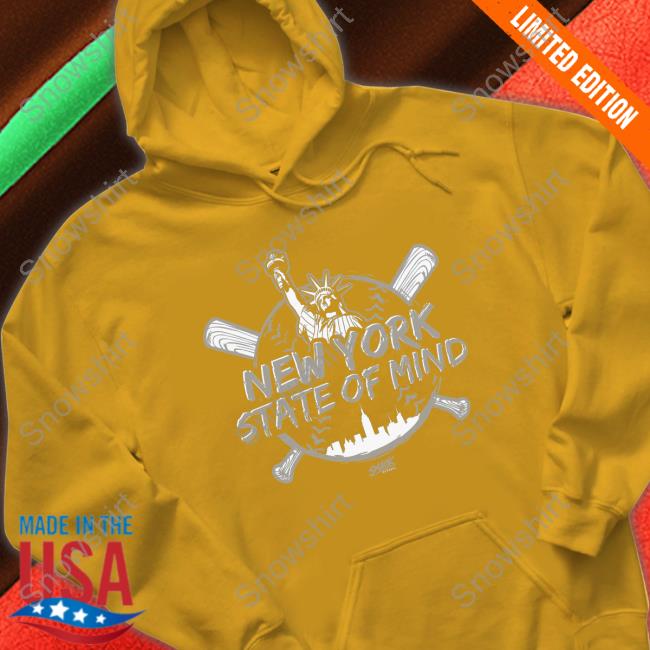 Official New York State of Mind New York Baseball Smack Tee Shirt