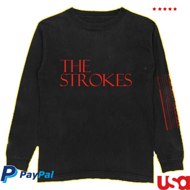 Official The Strokes Merch Store The Singles Volume 01 Long Sleeve T-Shirt The Strokes Apparel TheStrokes