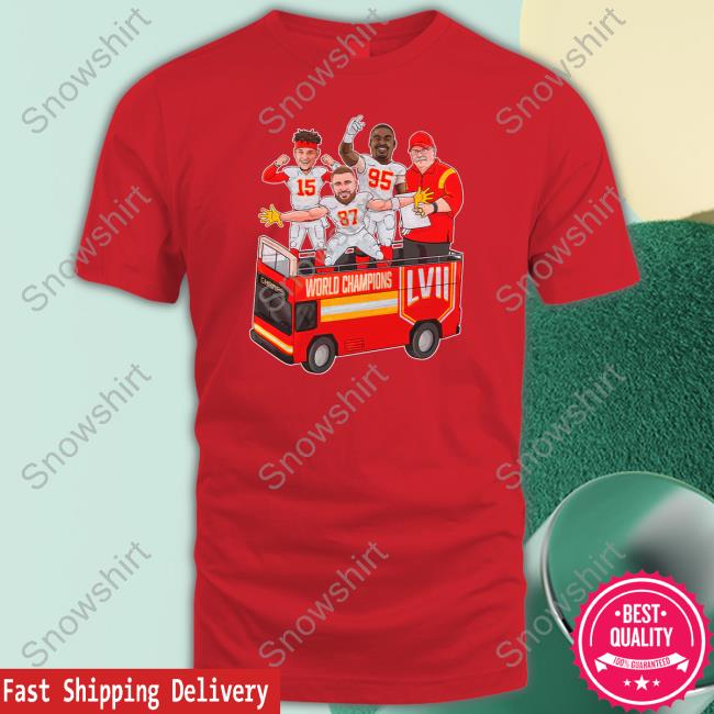Barstool Sports Kc Parade Long Sleeve T Shirt World Champions