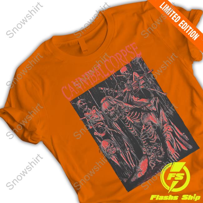 Cannibal Corpse Merch Bound Remains Long Sleeved T Shirt