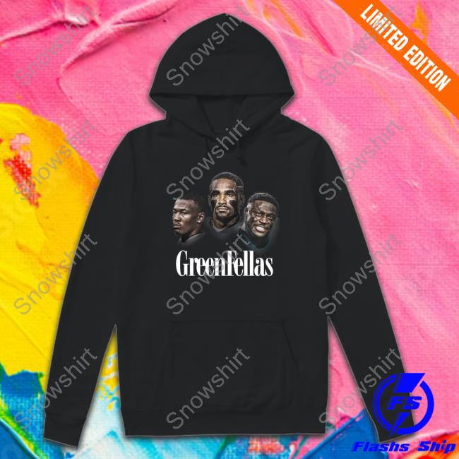 Jalen Hurts Green Fellas TShirts