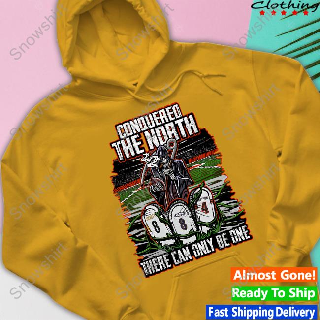 Official Conquered The North There Can Only Be One They Had To Play Us 22'-23' Shirt Conquered The North Blk Tee