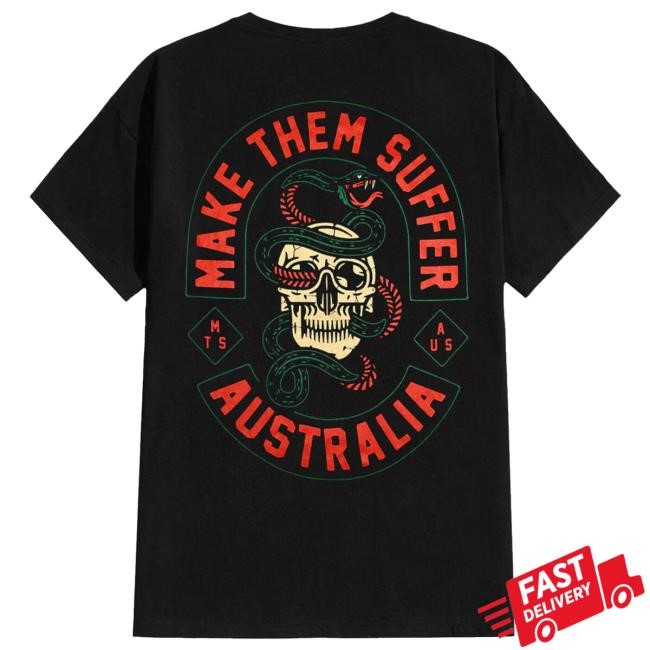 Make Them Suffer - Skull Snake Tee Make Them Suffer Merch