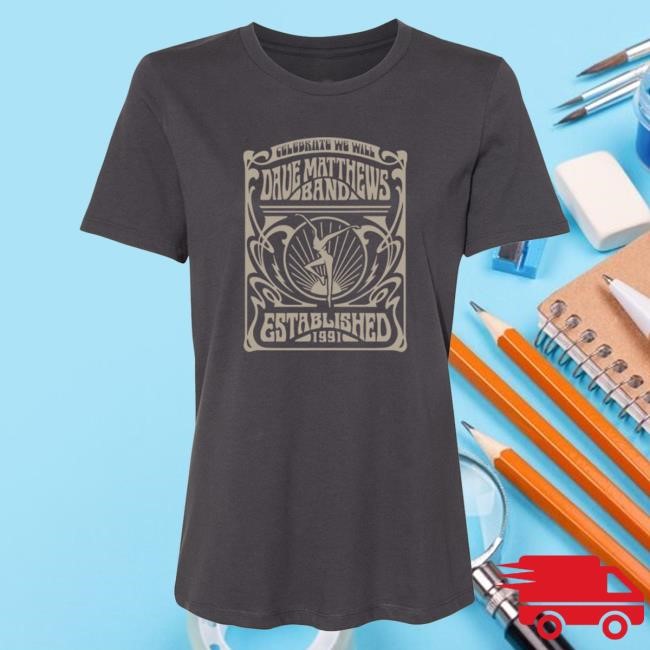 Official Dave Matthews Band Merch Store Women's Celebrate We Will Tee