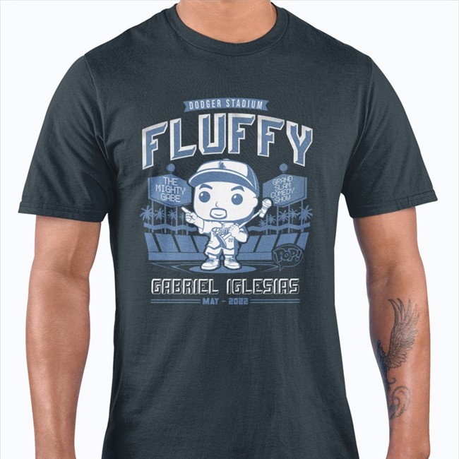 Fluffy Funko Baseball Tee Fluffy Guy Merch Fluffy Funko Baseball Hoodie Dodger Stadium Fluffy Gabriel Iglesias May 2022