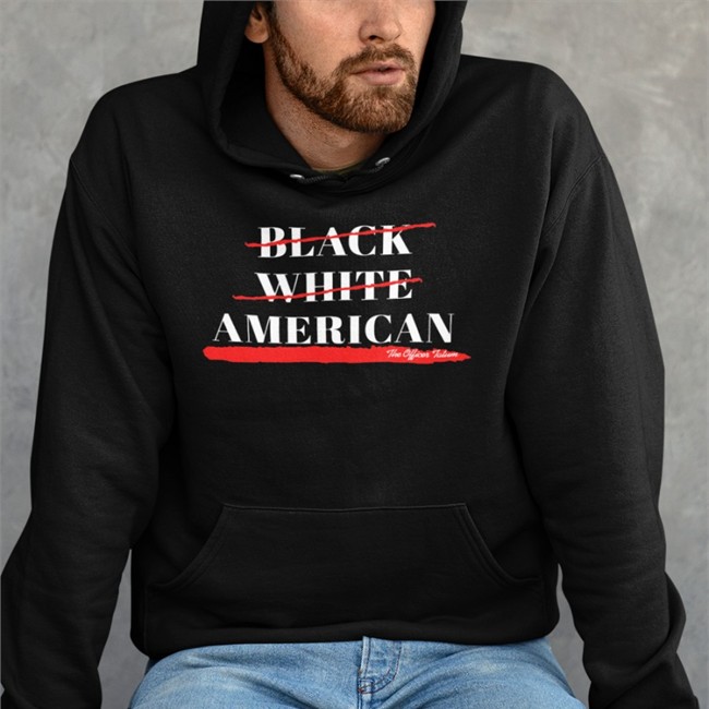 Black White American Shirt The Officer Tatum Rickczee