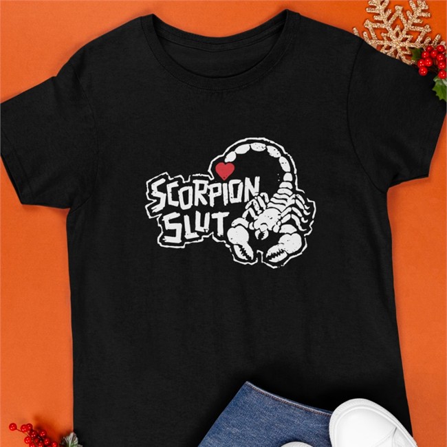 Dungeons And Daddies Merch Scorpion Slut Crewneck Sweatshirt Dungeons And Daddies Merch Scorpion Slut Tee Shirt