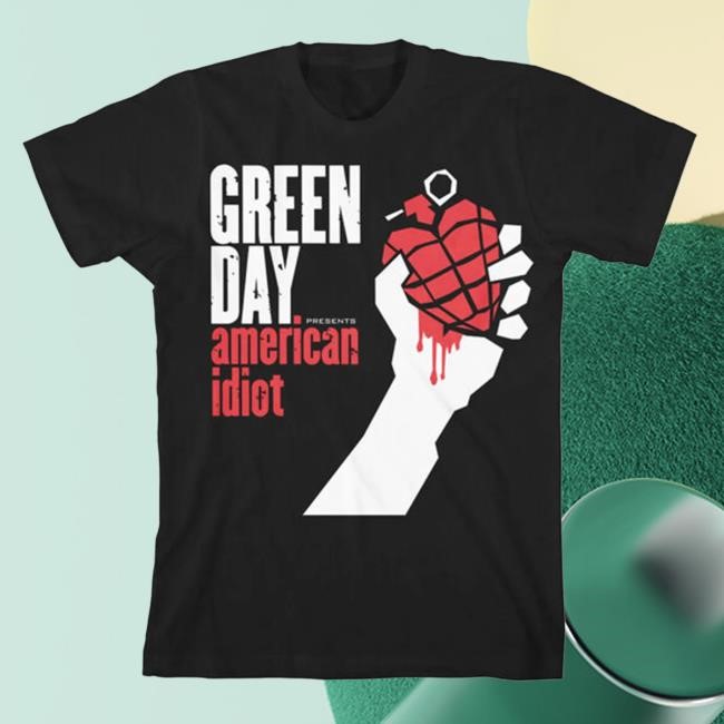 American Idiot Tee Shirt Green Day