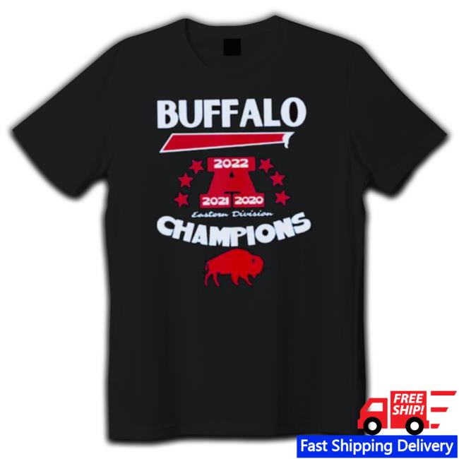 Buffalo Bills Eastern Division Champions 2020 2022 Crewneck Sweatshirt Buffalo Bills Eastern Division Champions 2020 2022 Long Sleeve Shirt
