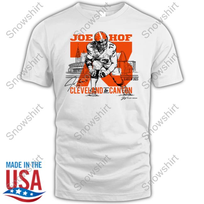 Official Gv Art And Design Merch Joe Hof Cleveland To Canton T Shirt