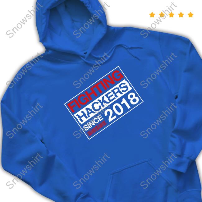 Vision Ish Fighting Hackers Since 2018 Shirts Official Vision Ish Fighting Hackers Since 2018 Tee Shirt