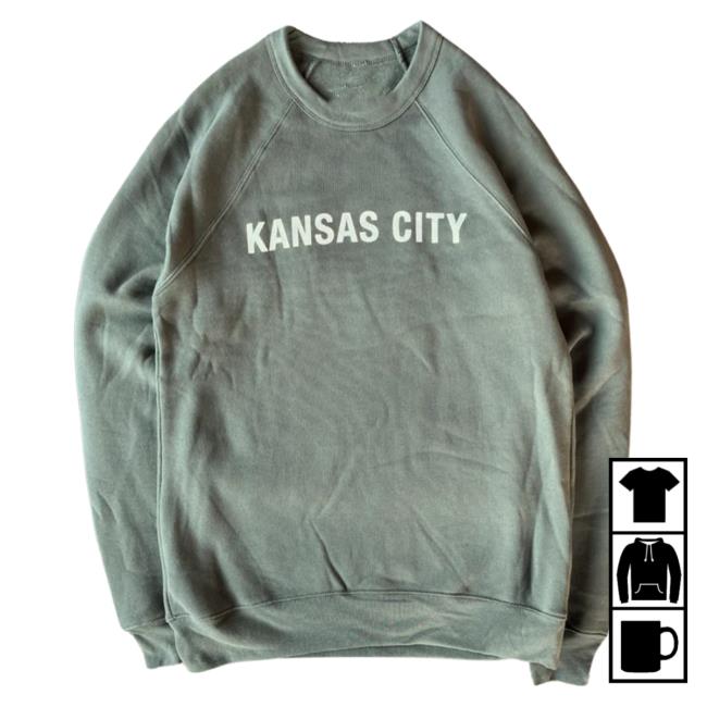 Official Kansas City Chiefs Westside Storey Bellboy | Essential Kansas City Sweater - Military Green