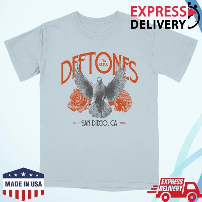 Official Deftones Merch Store Deftones Dove Chambray Tshirt Deftones Shop