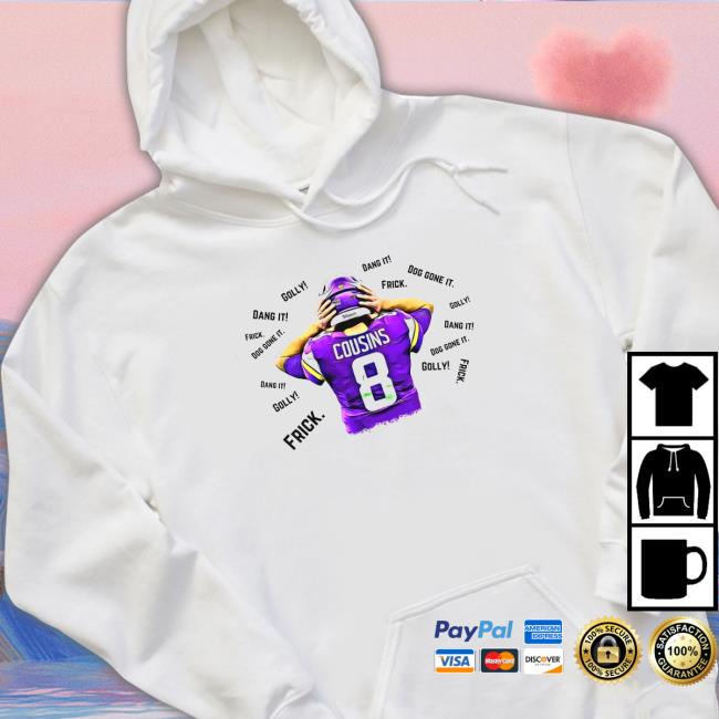 Minnesota Vikings Kirk Cousins Football Sweatshirt Official Minnesota Vikings Kirk Cousins Football Tee