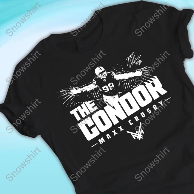Official Brian Baldinger The Condor Maxx Crosby Hooded Sweatshirt