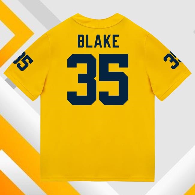 The M Den Michigan Wolverines #39 Max Reyes Student Athlete Maize Football Jersey Shirts