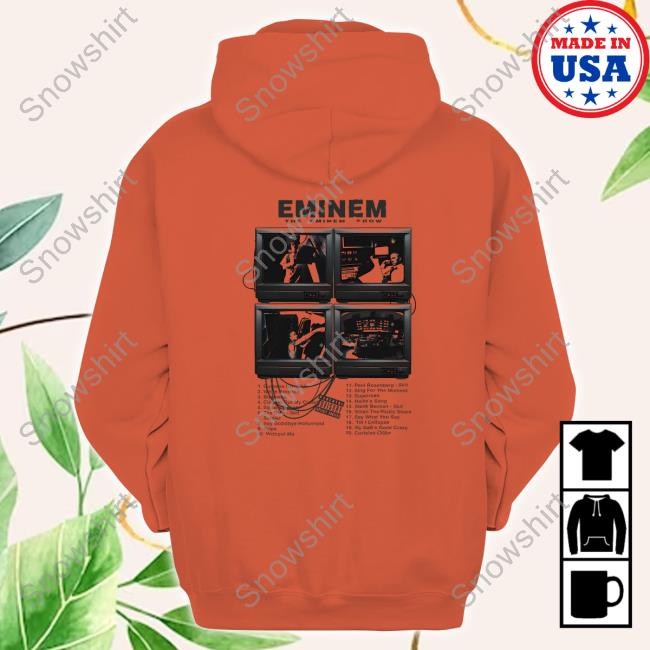 The Eminem Show Vintage Tv Limited Edition T-Shirt Official The Eminem Show Vintage Tv Crewneck Sweatshirt