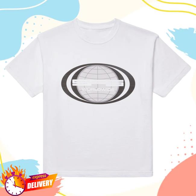 Official Sp5der Clothing Apparel Sp5der Jumbo Globe White Shirt New Sp5der Merch Store Shop