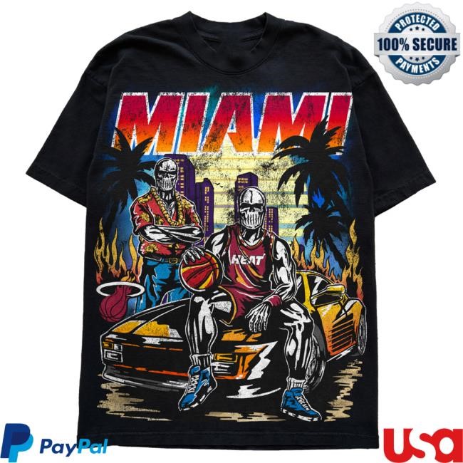 Miami Hustle Top Shirt - Black | Warren Lotas Official NBA