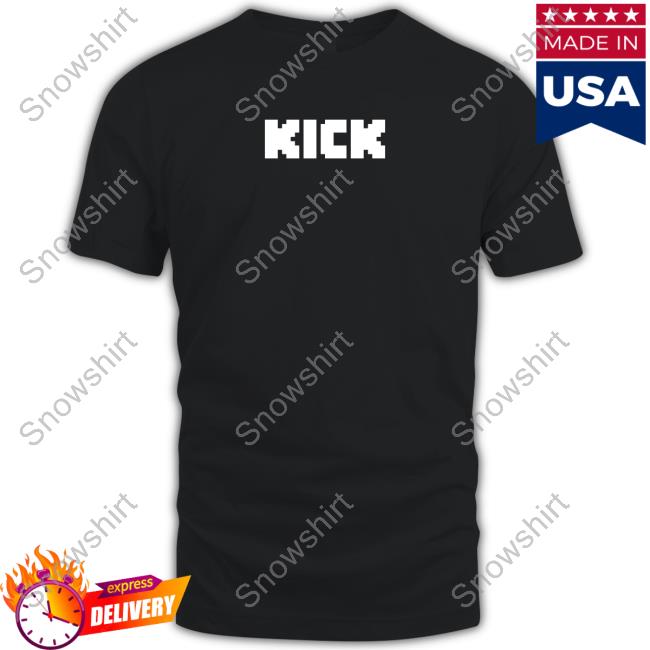 Official Kick Merch Kick Black White Hoodie