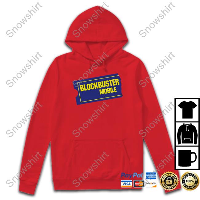 Official Blockbuster Blockbuster Mobile Shirts Official Blockbuster Blockbuster Mobile Shirt