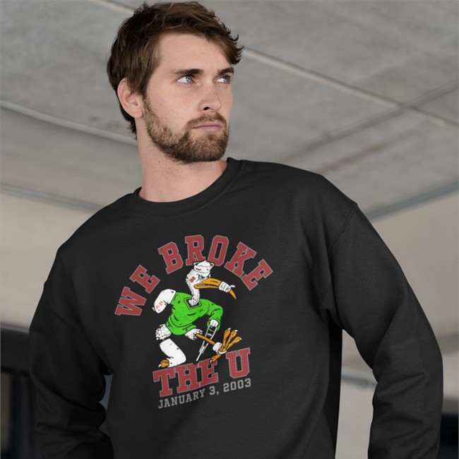 Eleven Warriors Merch We Broke The U January 3 2003 Hooded Sweatshirt Jason Priestas Eleven Warriors Merch We Broke The U January 3 2003 Shirt Jason Priestas