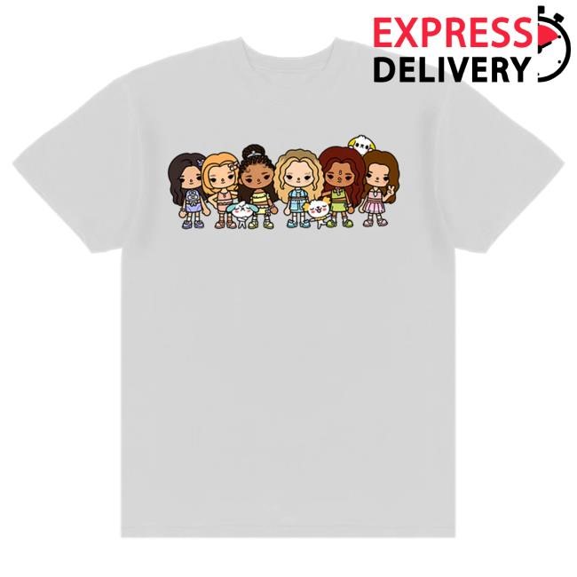Official Katseye Merch Katseye X Toca Boca White Tee