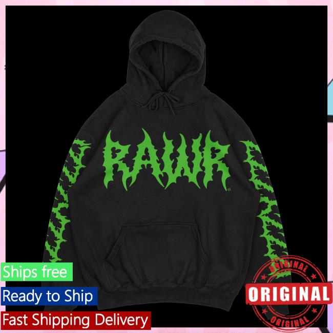 Izzzyzzz Merch Rawr Black Shirt