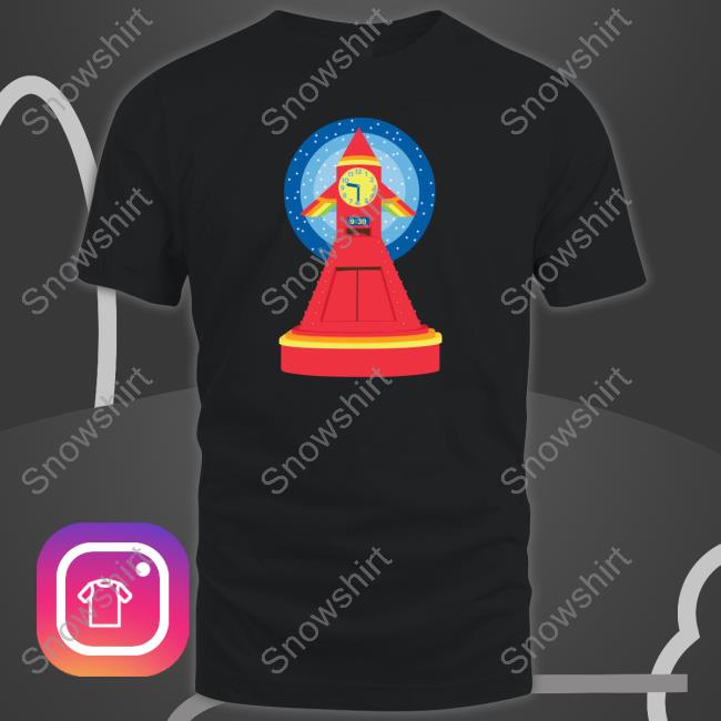 Abc Merch Official Rocket Clock Adult Shirt Play School