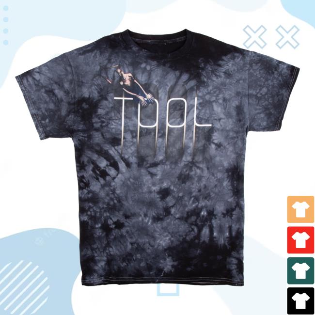 Official Tool Muisc Band Clothing Store Shop Opiate² Crawler Tie Dye Tee Shirt ToolBand ToolMusic Merch Tie-Dye