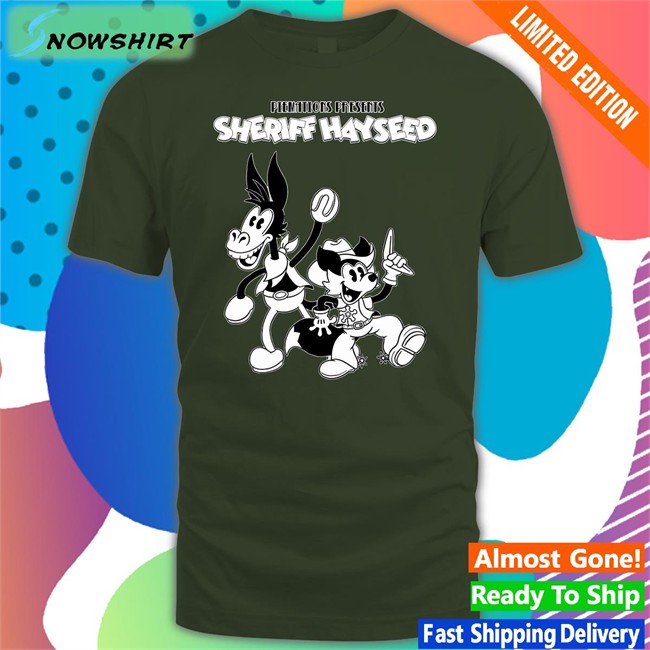 Fanfiber Merch Piemations Presents Sheriff Hayseed Crewneck Sweatshirt Fanfiber