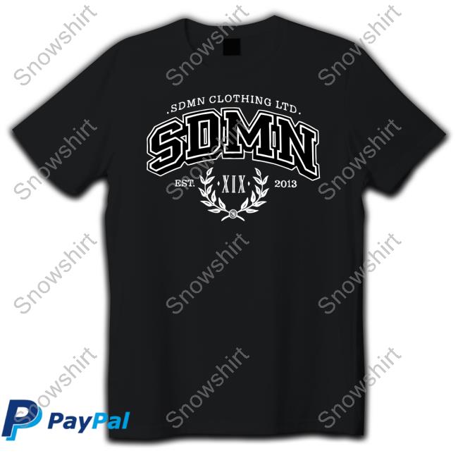 Official SDMN Imperial Varsity Black Crewneck Sweatshirt