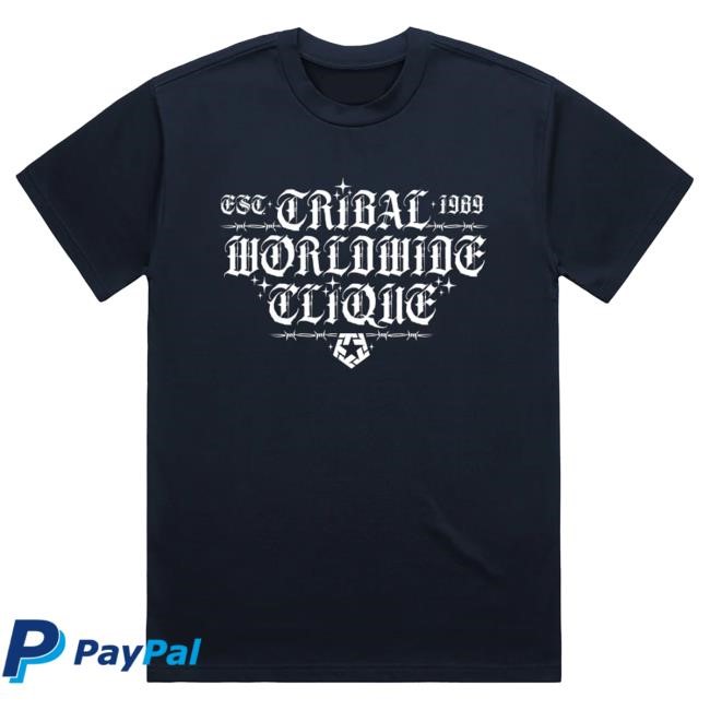 Official Tribal Gear Worldwide - Black Men's Shirt Tribal Streetwear
