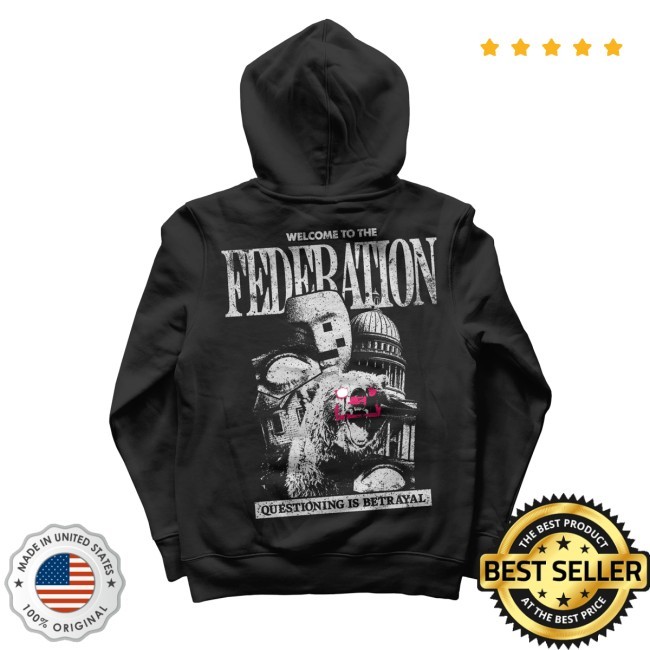 Official Qsmp The Federation Hoodie - Quackity