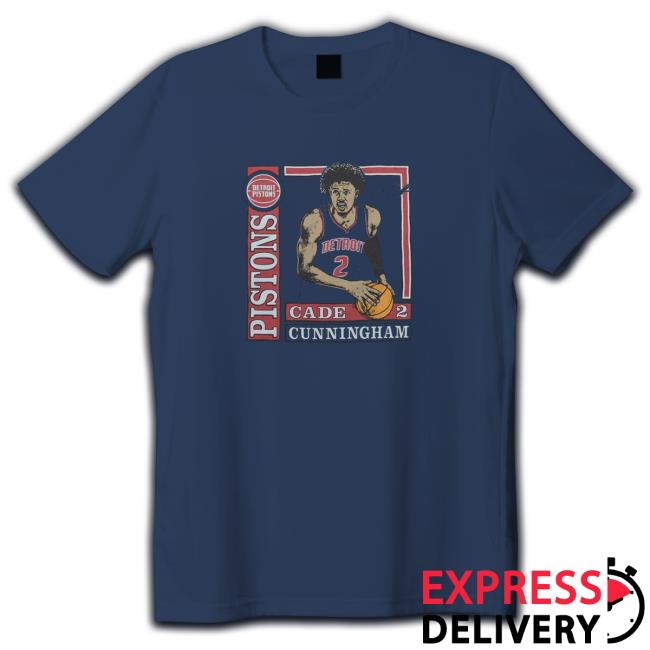 Official Detroit Pistons Wax Pack Cade Cunningham Tee Official Detroit Pistons Wax Pack Cade Cunningham Cap