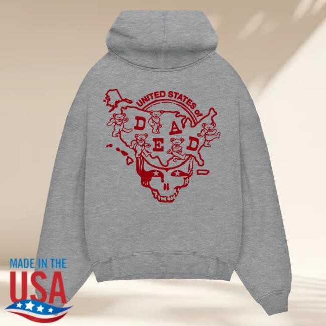 Grateful Dead United States of Dead Hoodies | Grateful Dead Merch Store Official