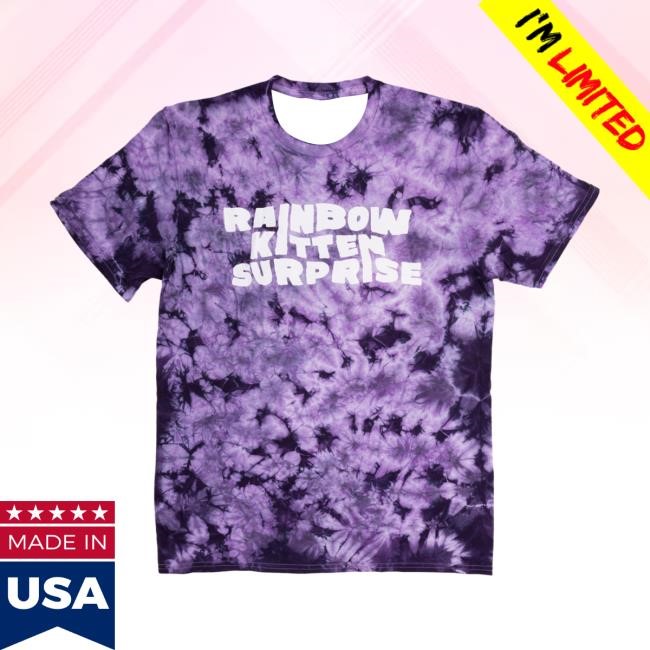 Band Name Purple Tie-Dye New T-Shirt | Shop the Rainbow Kitten Surprise Official Store