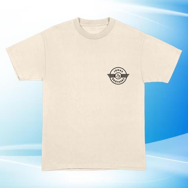 JB FLIGHT New Tee Jonas Brothers Merch Shop JB FLIGHT Tee Shirt Jonas Brothers Merch Shop