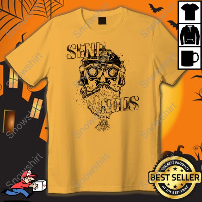 Official Jeremy Siers Merch Send Nods Grey T Shirt