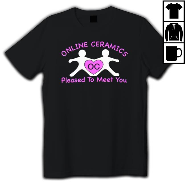 Online Ceramics Pleased To Meet You Crewneck Sweatshirt