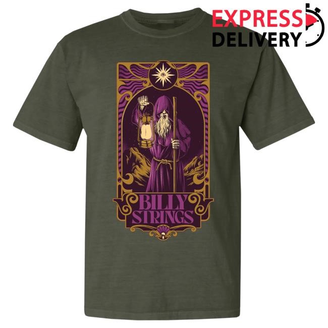 Official Billy Strings Merch Store Shop Billy Strings The Hermit New Shirt (Simon Berndt)
