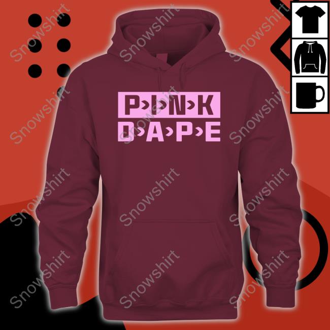 Pink Tape Hoodie