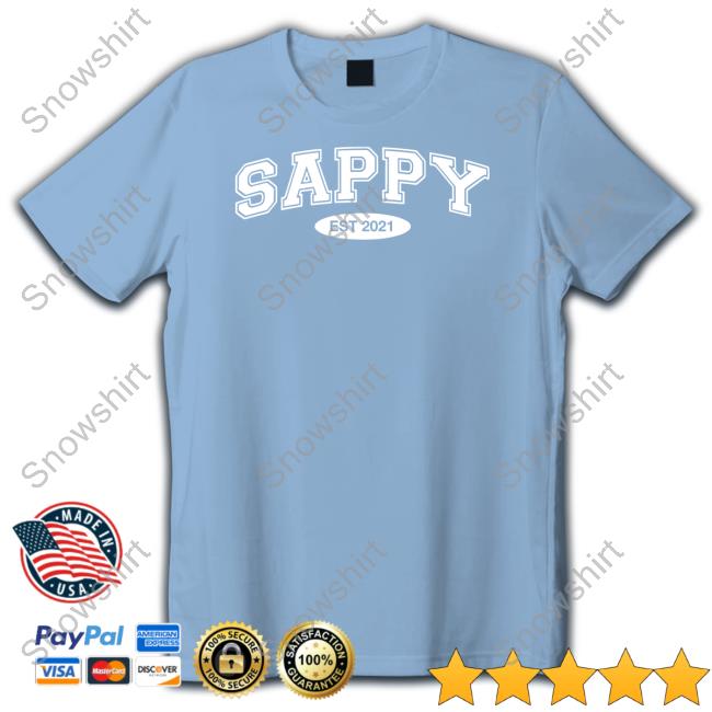 Official Sappy Seals Shop Collegiate Sappy Est 2021 Shirt